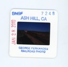Original Train Slide  Bnsf  7248 01 28 2011 Ash Hill Ca