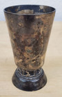Antique Silver-plated Cup - 4 In H X 2 1 4 In D