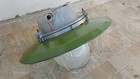 Old Vintage Industrial Factory Huge Lamp Light Explosion Proof Enameled 1960