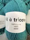 Knitting Yarn 100  Laine Weight  length 100 G  3 6oz   300 M  328yds  Lot 7