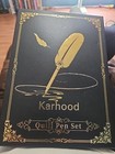 Vintage Style Quill Pen Set Wax Seal Kit Karhood Calligraphy Gift Box Complete