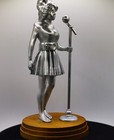 Amy Winehouse  Statue- Metalic Silver  Finish- By Cavecraft