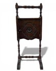 Antique Wood Smoking Stand 11 1 2 Wide By 29 Tall