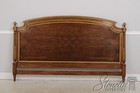 73503  Karges King Size Walnut Gold Gilt Bed Headboard