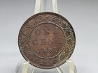 1881 H Canadian Large One Cent Coin Canada