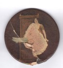 Fun Time Pretty Victorian  lady  Very Old  non Adv   Pocket Mirror  Wow    M 22