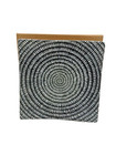 Luzerne Urban Storm Curv 7  Square Plates Black White Set Of 4 New In Box