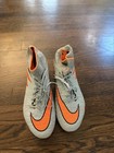 Nike Hypervenom Phantom 2 Gray Orange Football Cleats Soccer Boots Us 6 Men   s