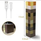 4-color Minecraft Torch Rechargeable Portable Night Led Light