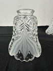 4 Quorum Clear Frosted Light Shades Fan Bell Glass Grape Ribbon 2 25    Fitter