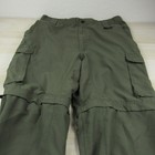 Boy Scouts Pants Mens Medium Green Cargo Convertible Switchback Uniform Nylon