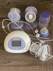 Lansinoh Signature Pro Double Electric Breast Pump - White purple