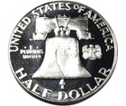 1956 Franklin Half Dollar   Gem Proof    Cameo   90  Silver