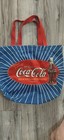  1996 Coca Cola Canvas Tote Bag - Kitchen Linens - Rare Vintage Bag 