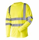 Hi Vis Tshirt Ansi Class 3 Reflective Safety Long Sleeve T Shirt High Visibility