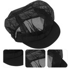  2 Pieces Chef Hats For Women Mesh Bakery Breathable Working Miss Food Service