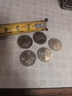 Lot Of 5 Vintage  Las Vegas Casino  1 Tokens Gaming Coins   Nice Lot  