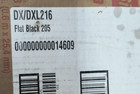 1 Box  60  Usg Donn Dx dxl 216 Flat Black Ceiling Grid 2  Cross Tees