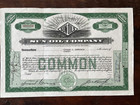 Vtg 1930s Sun Oil Company Sunoco Original Stock Certificate