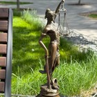Lady Justice Bronze Statue Art Woman Sculpture Law Lawyer Vintage Gift Marble