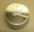 Vintage Estee Lauder Face Powder Dresser Vanity Jar Empty Frosted Glass