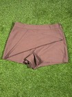 New Day Business Casual Brown Wrap Skirt