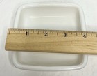Vintage Hotel Ibis Milk Glass Green Logo Magnier France Trinket Dish Ashtray 4   