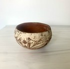 Vintage Zia Pueblo Polychrome Serving Bowl Ca 1890-1900 5 1 2    X 3 1 2    