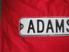 Vintage Retired  adams La   24 X 6 Embossed Road street Sign