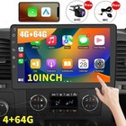 10 1  Car Radio For 2007-13 Chevy Silverado 1500 2500 Android Carplay Gps Stereo