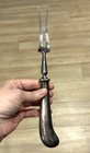 Antique  Collectible Sterling Silver Culinary Carving Fork  Made In England