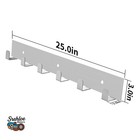 2x Western Horse Tack Bridle Halter Strap Hanger Aluminum For Trailer Garage