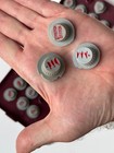 Singer Top Hat Cams  Lot 30  Stitch Pattern Discs W case   Cloth Stitch Patterns