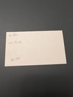 Bill Bayne Signed Index Card 3x5 Red Sox Indians Browns William Beverly Bayne