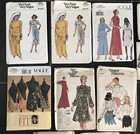 Vintage 60s 70s 80s Vogue Sewing Pattern Lot 18