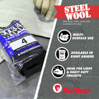 0327 Steel Wool  4 Extra Coarse   pack Of 48 