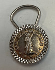Vintage Army National Guard Usa Military Keychain Keyring Military Service