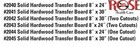 Deluxe Hardwood Transfer Boards