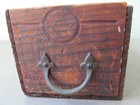 Vintage Lion Brand Cheese Wood Wooden Box Drawer Antique Newark Nj  Columbia Co 