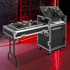 Dj 12u 2-tiers Rack Cabinet Network   Stereo Rack Free Standing 300kg 661 39lbs