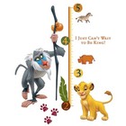 Lion King Giant Wall Decals Kids Growth Chart Rafiki Simba Room Decor Stickers