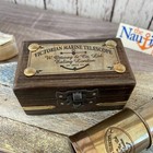 Victorian Brass Telescope W  Box  Antique Finish  Handheld Monocular Spyglass