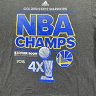 Adidas Golden State Warriors 2015 Nba Champions Locker Room T-shirt Sz Xl Men   s