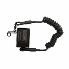Blackhawk Tactical Pistol Rubber Lanyard Coiled Wire 90tpl2bk With Swivel