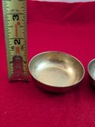 2pc Dirilyte Dirigold Goldware Round Nut Dishes Silverware