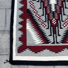 Vtg Navajo Southwest Klagetoh Arizona Geometric Handwoven 35    X 61    Rug Tapestry