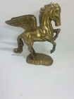 Vintage Cast Brass Pegasus Winged Horse Figurine Greek Mythology 7    Statue