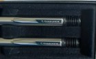 Vintage Sanford Ballpoint Pen And Pencil Set Black silver