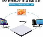 Slim External Cd Dvd Drive Usb 3 0 Disc Player Burner Writer For Laptop Pc Mac
