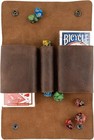   Playing Cards Case Handmade From Full Grain Leather - Deck   Dice Protector   